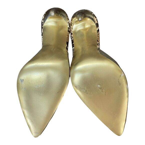 JESSICA RICH SO BOSSY‎ Size EU 38 | US 8 WOMEN PUMP HEELS Clear Snakeskin - Picture 8 of 11